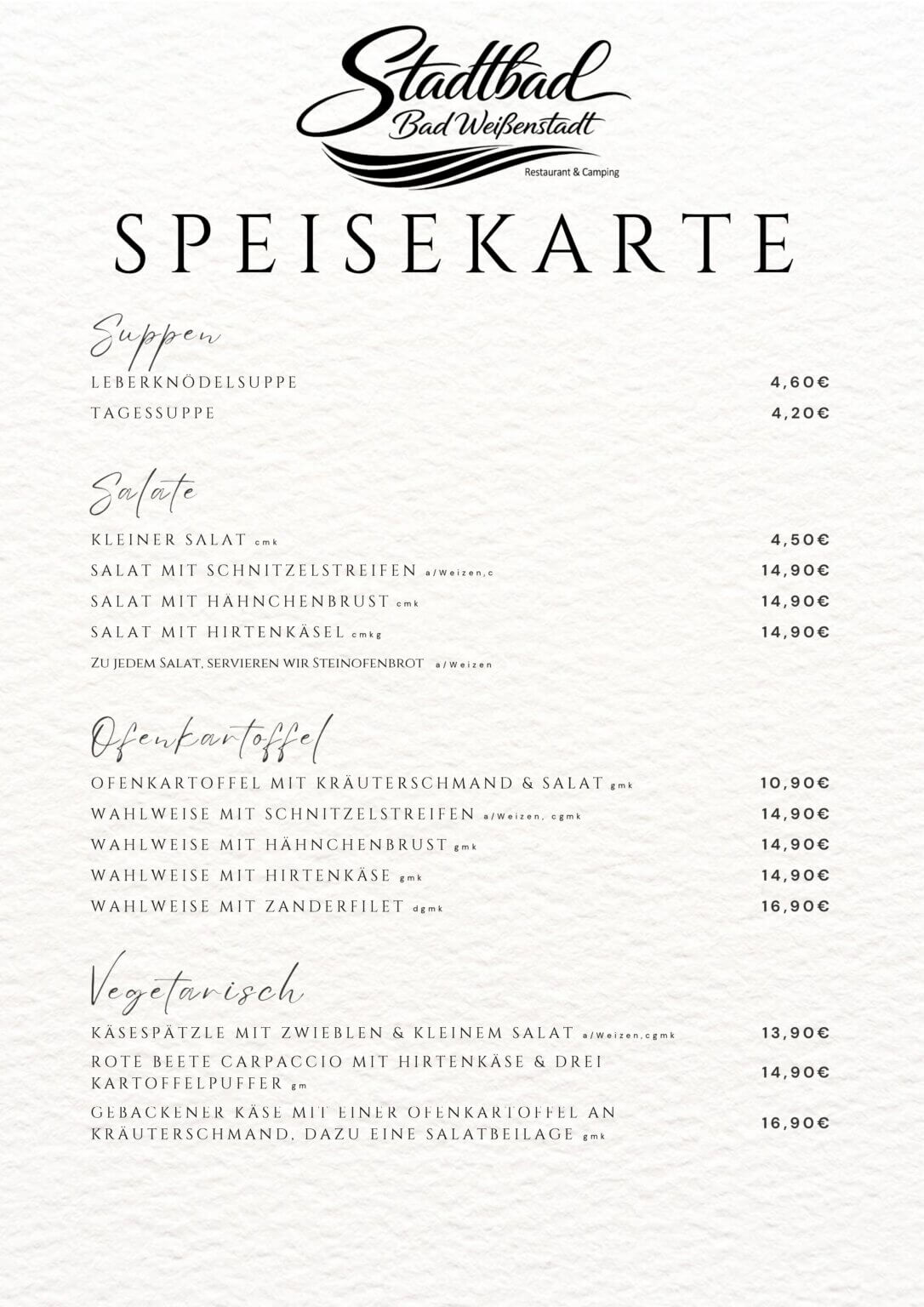 Speisekarte Neues Layout Seite 1 Vorspeisen