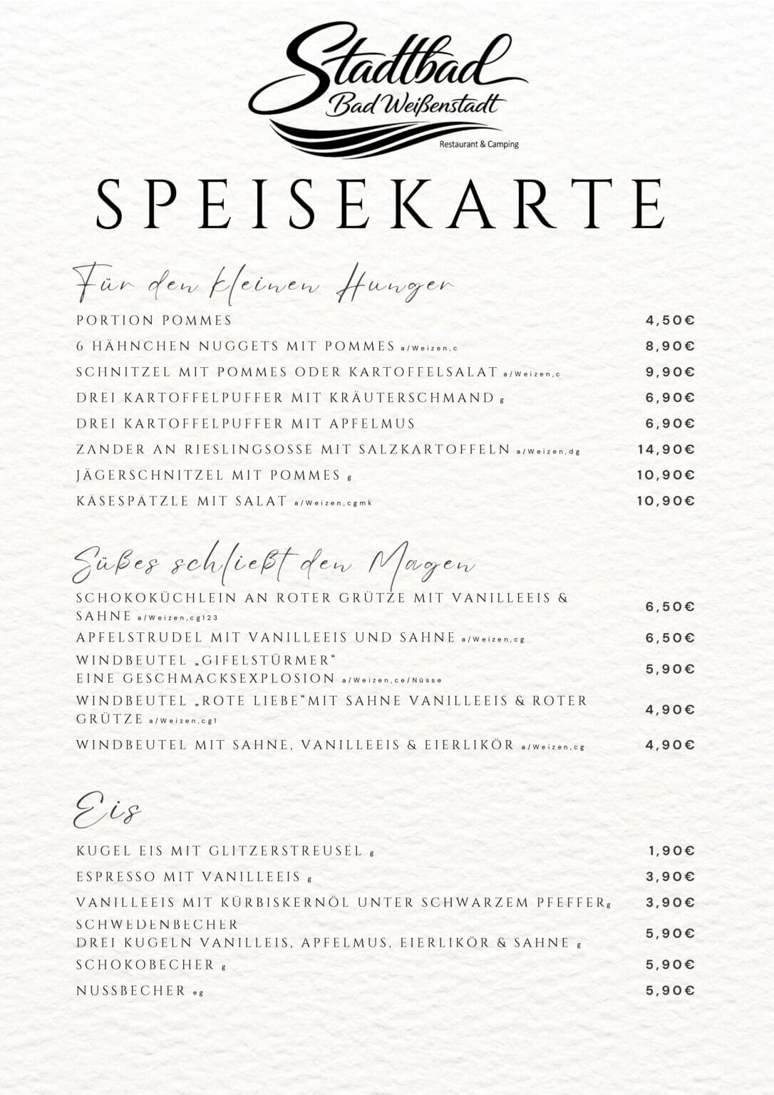 Speisekarte Neues Layout Seite 3 Kleine Gerichte