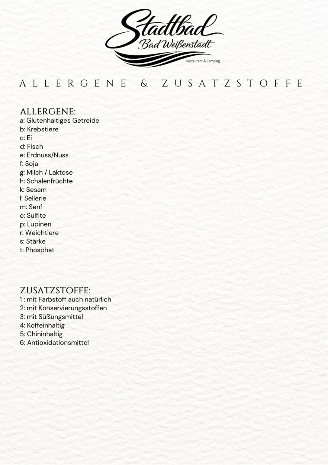 Speisekarte Neues Layout Seite 8 Allergene